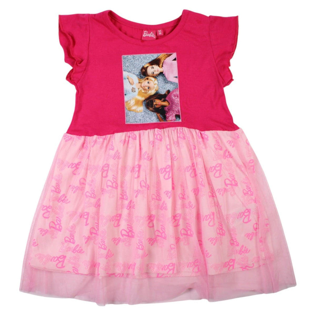Barbie Glam Kinder Sommerkleid 3-8 Jahre