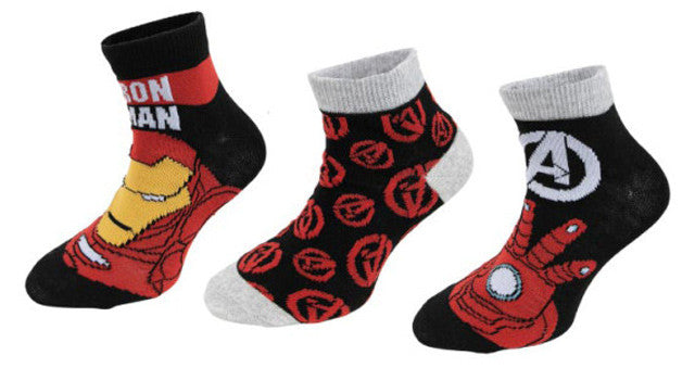 Avengers Iron Man Kinder-Sneaker-Socken 23/26