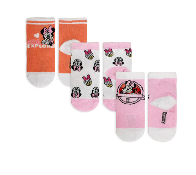 Disney Minnie Explorer Pink Baby-Socken 6/12 Monate