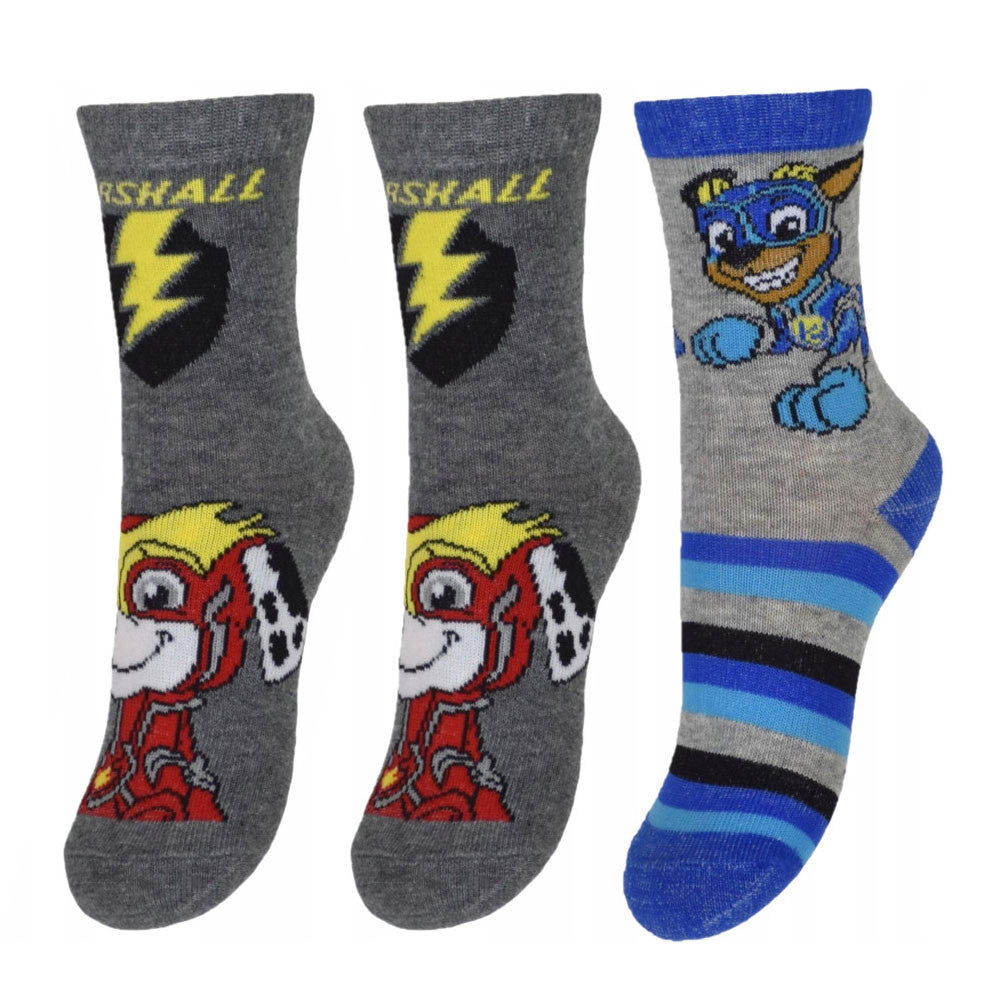 Paw Patrol Mighty Grey Kinder Socken 31/34