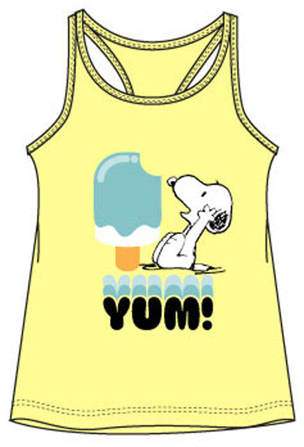 Snoopy Yum Kinder kurzärmeliges T-Shirt, Oberteil 6 Jahre