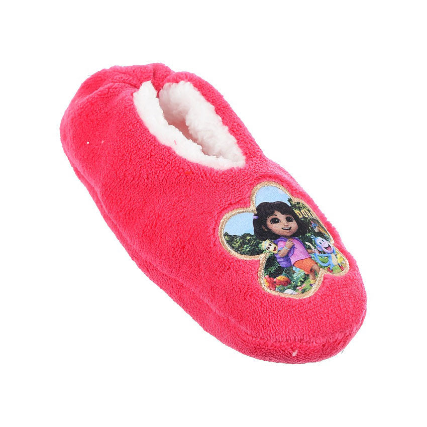 Dora the Explorer Flower Pink Kinder Winterpantoffeln 23/26