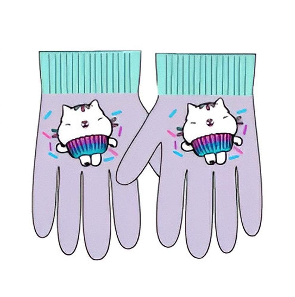 Gabby's Dollhouse Love Grey Love Purple Kinderhandschuh