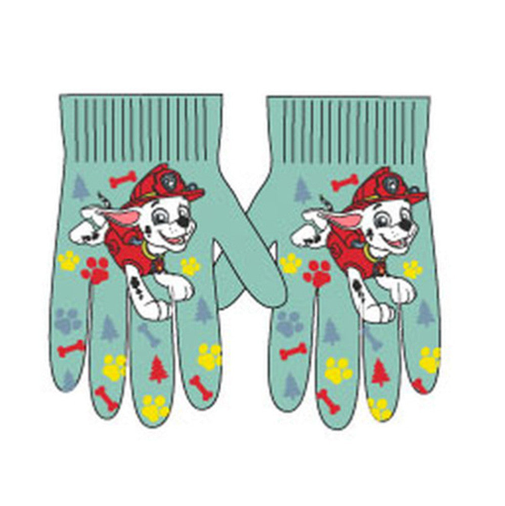 Paw Patrol Guys Grey Guys Green Kinderhandschuhe