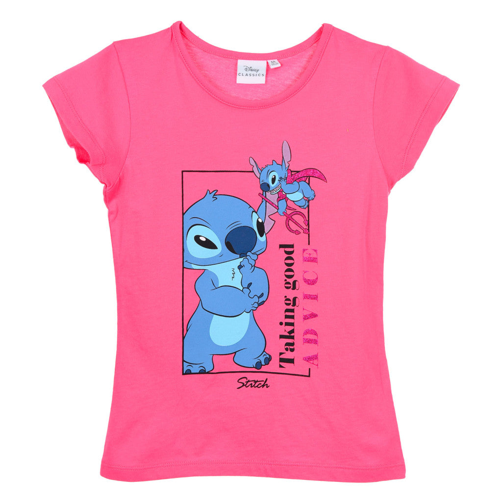 Disney Lilo und Stitch Advice Kinderkurzarmshirt, Oberteil 6 Jahre / 116 cm