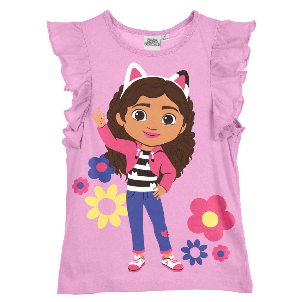 Gabby's Dollhouse Flowers Kinder kurz T-Shirt, Oberteil 8 Jahre