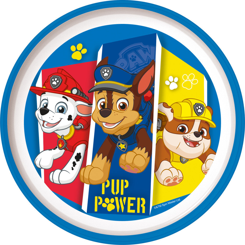 Paw Patrol Pup Power rutschfester Micro-Flachteller
