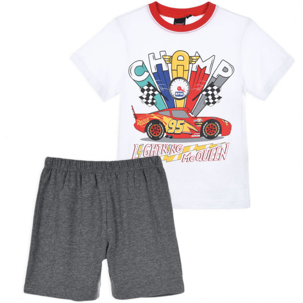 Disney Cars Champ White Kinderkurzpyjama 4 Jahre / 104 cm