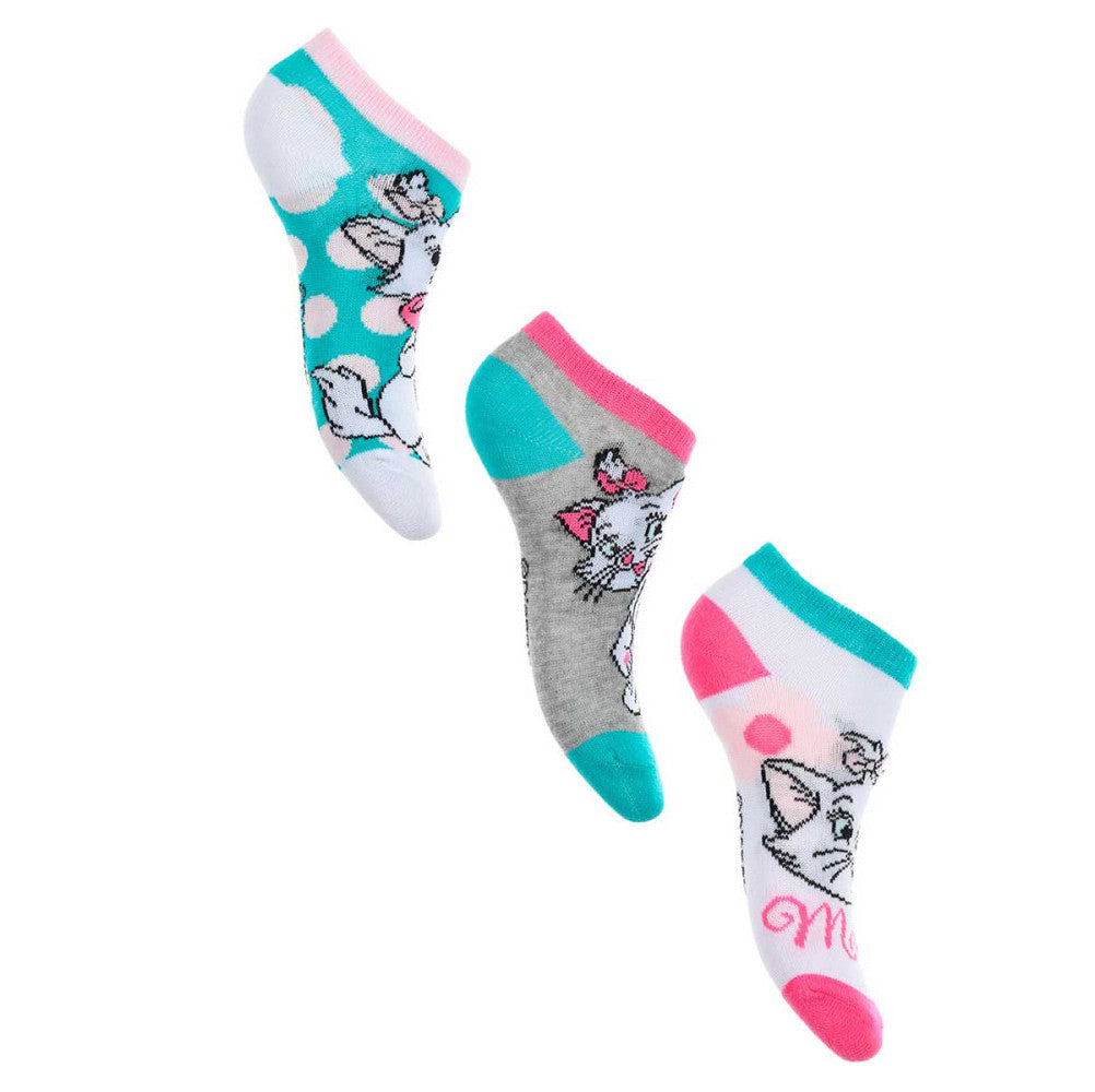 Disney Marie Dots Green Kinder Kurzsocken 23/26