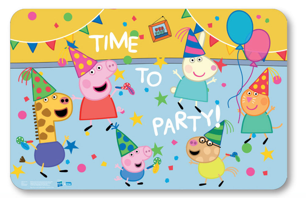 Peppa Wutz Party Tischset 43x28 cm