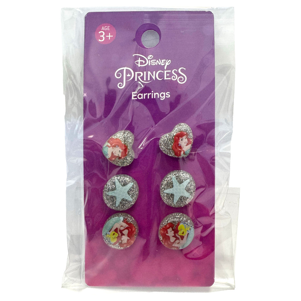 Disney Prinzessin Ariel Ohrring-Set 3 Paar