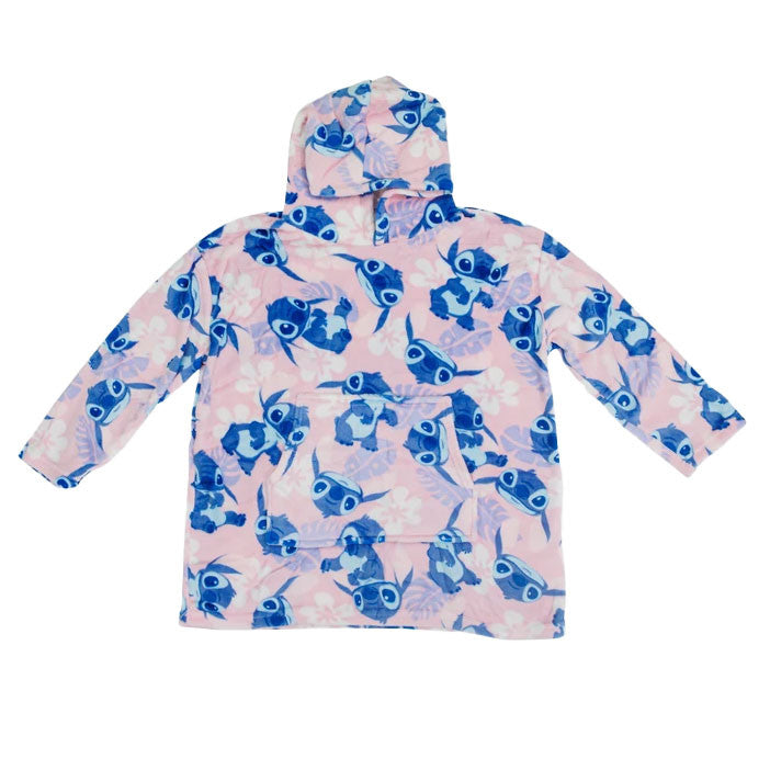 Disney Lilo und Stitch Light Rose poncho, plüschfleece-Decke für 3-6 Jahre alt