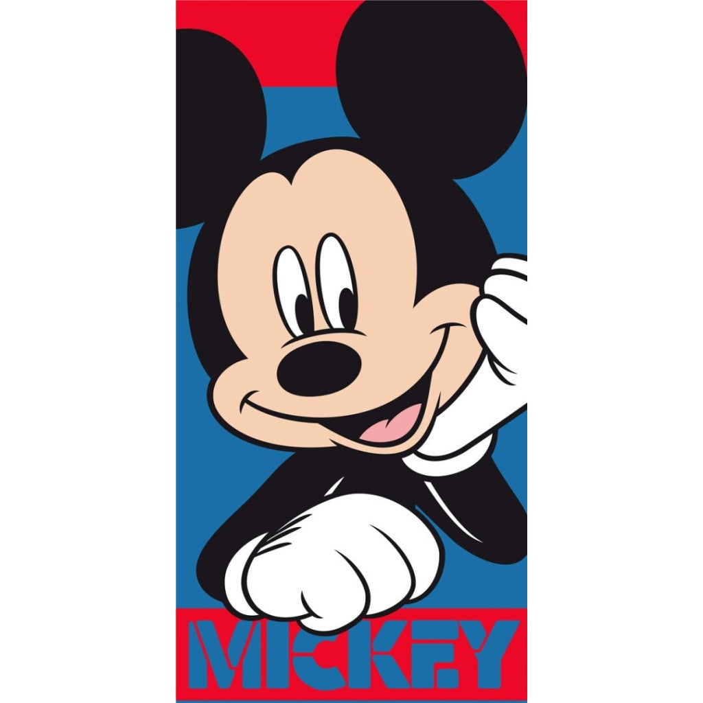 Disney Mickey Badehandtuch, Strandtuch 70x140cm (Fast Dry)