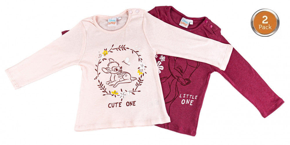 Disney Bambi Baby T-Shirt, Oberteil 2 Stück 86/92 cm
