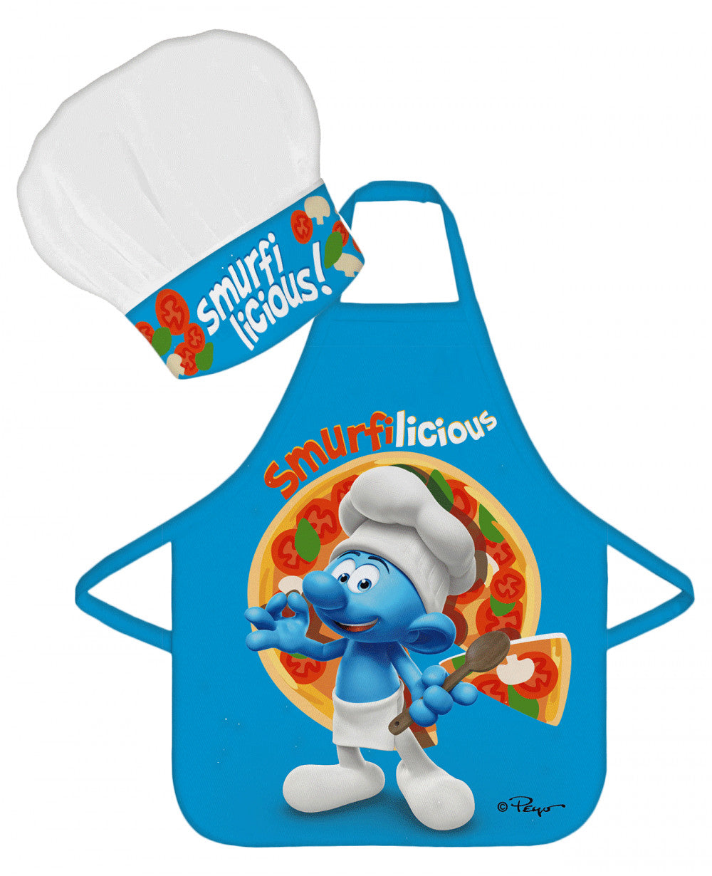Die Schlümpfe Smurfilicious Kinder Schürze 2-teiliges Set