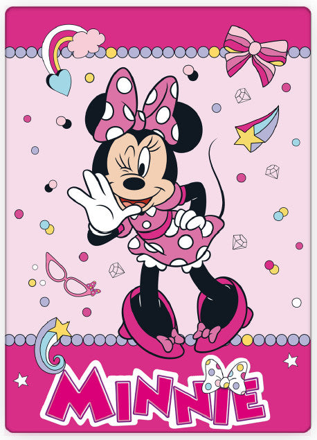 Disney Minnie  Funny Polardecke 100x140cm
