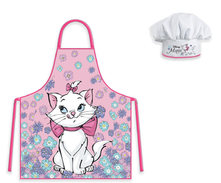 Disney Marie Flower Garden Katzen Kinder Schürze 2-Teiliges Set
