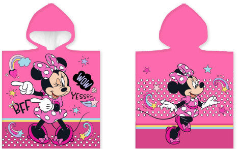Disney Minnie  BFF Strandtuch Poncho 50x100 cm
