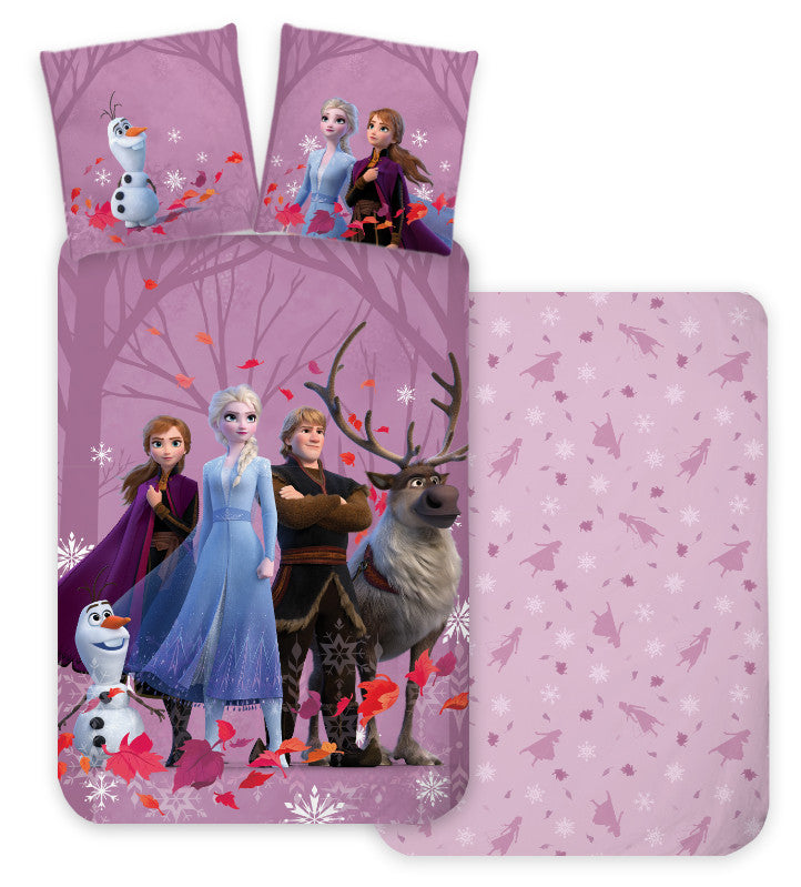 Disney Eiskönigin Gloomy Kinderbettwäsche 100×135 cm, 40×60 cm