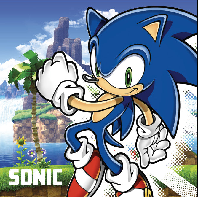 Sonic the Hedgehog Island Sonic the Hedgehog Hand- und Gesichtstuch, 30x30cm