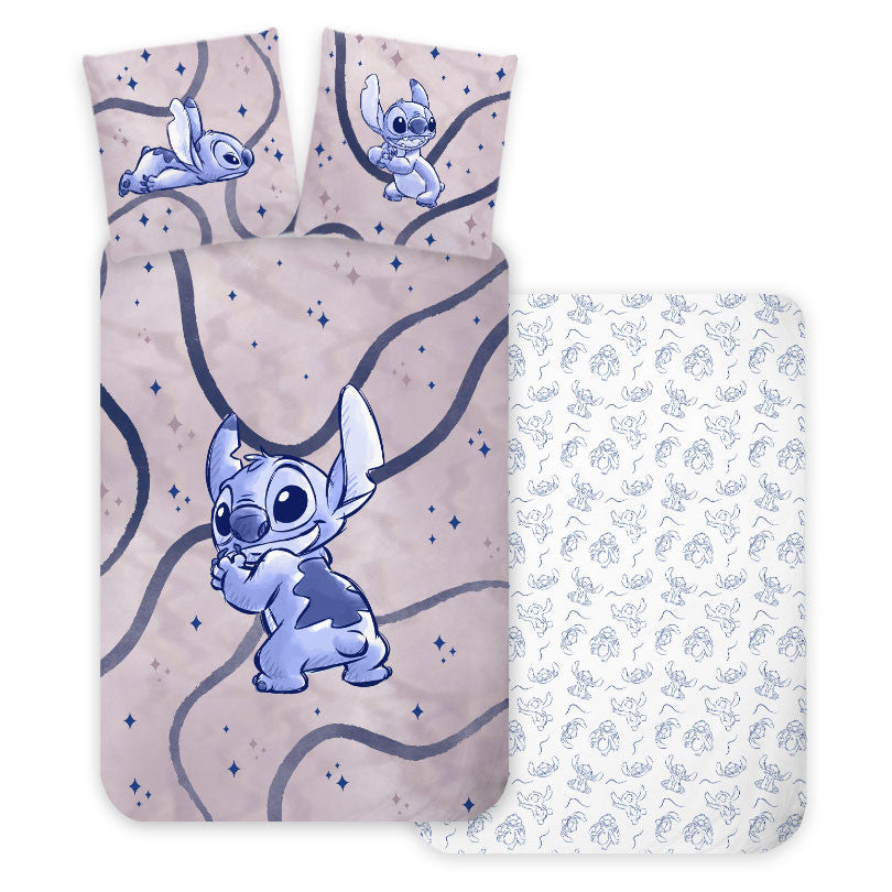 Disney Lilo und Stitch Stellar Waves Kinderbettwäsche 100×135 cm, 40×60 cm