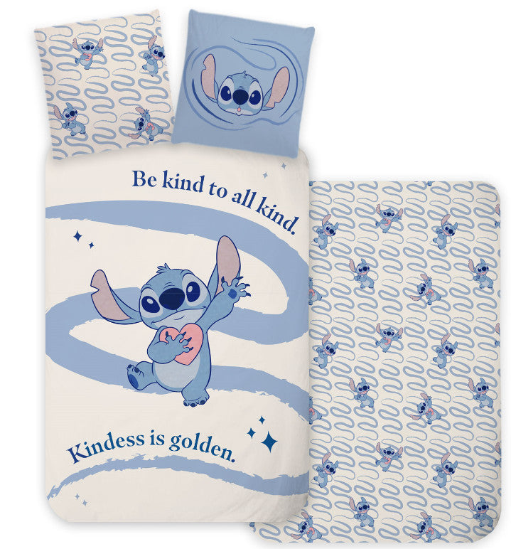 Disney Lilo und Stitch Kindness Kinderbettwäsche 100×135 cm, 40×60 cm