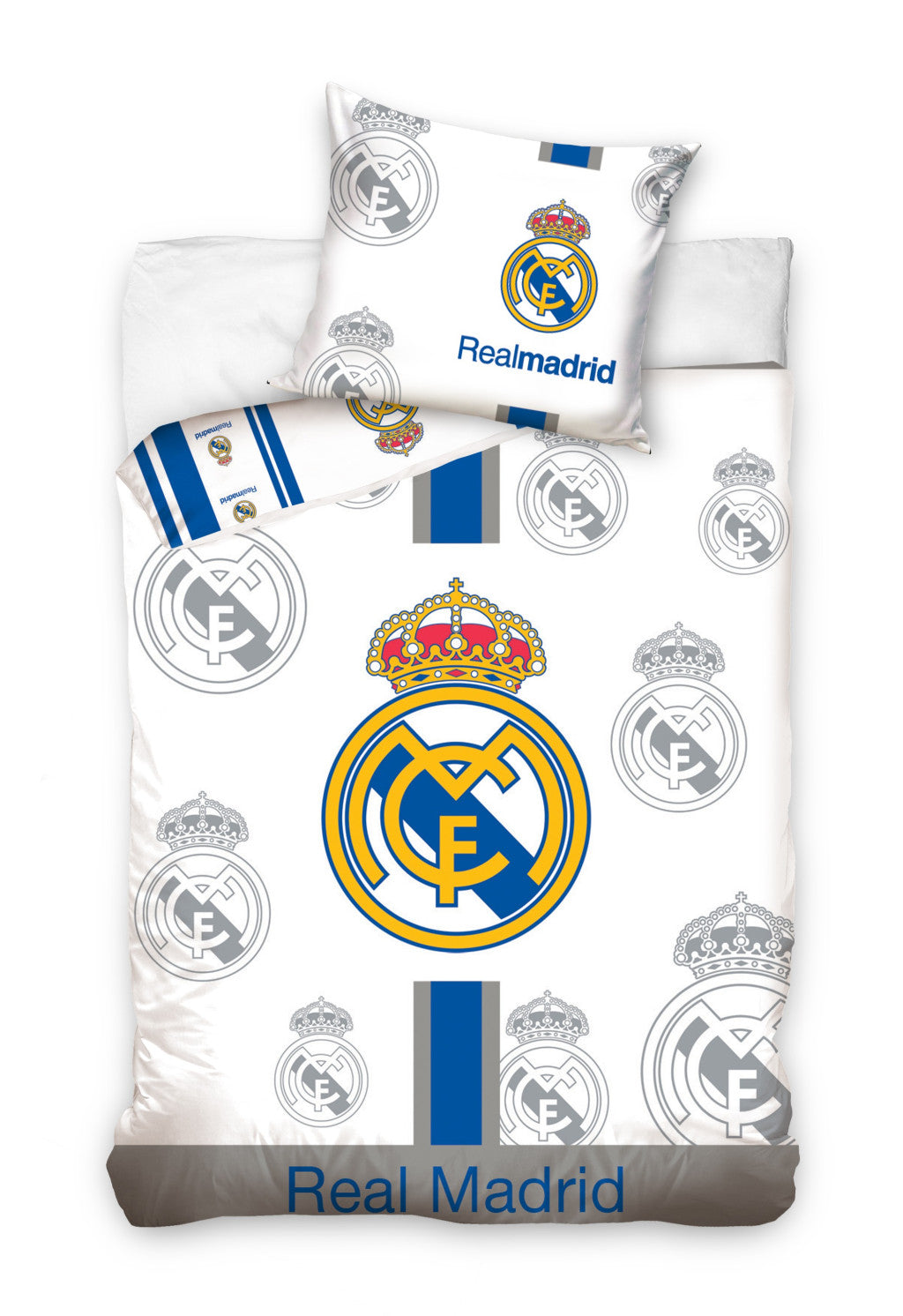 Real Madrid Crown Edition Bettwäsche-Set 140×200cm, 70×90 cm