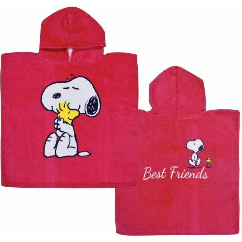 Snoopy Strandhandtuch Poncho 50x100 cm
