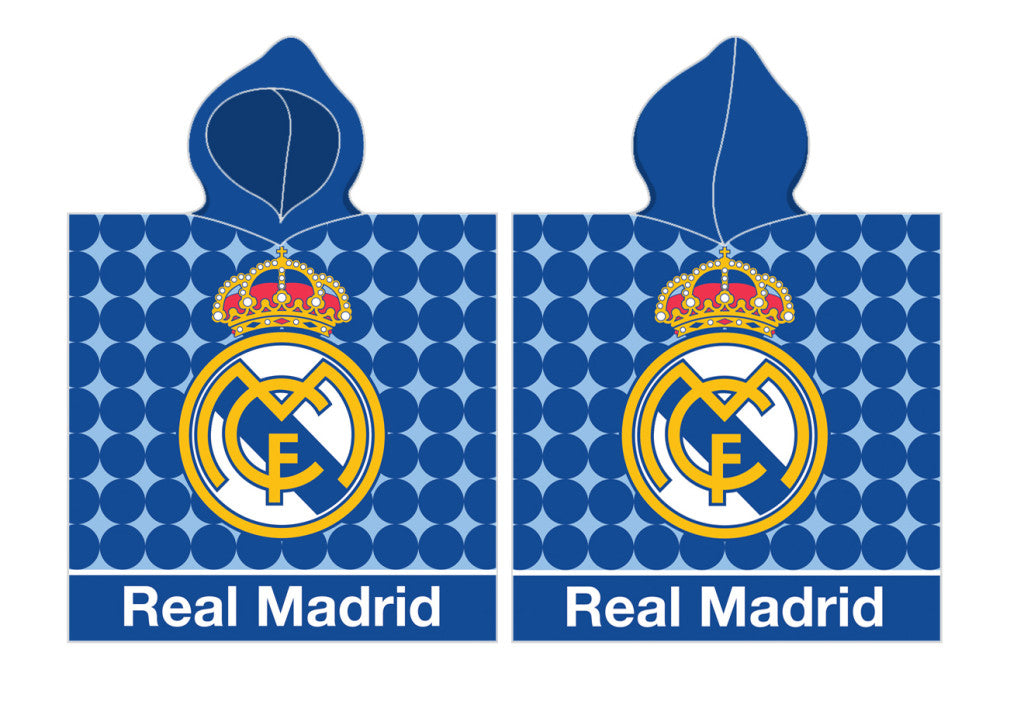 Real Madrid Los Blancos Strandtuch-Poncho 55x110 cm (Fast Dry)