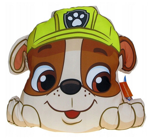 Paw Patrol Rubble Dekokissen 40x37 cm Velours
