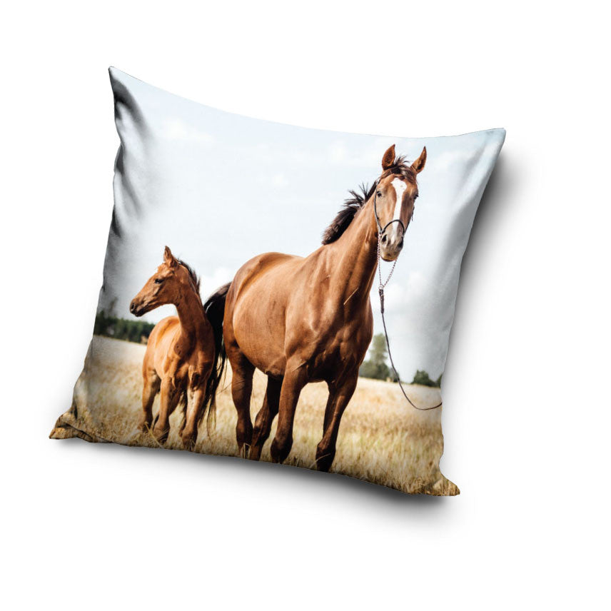 Pferd Loyal Hearts Kissenbezug 40x40 cm