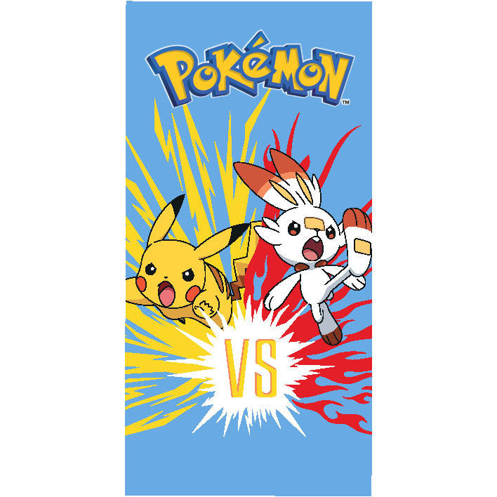 Pokémon Scorbunny Badetuch, Strandtuch 70x140cm