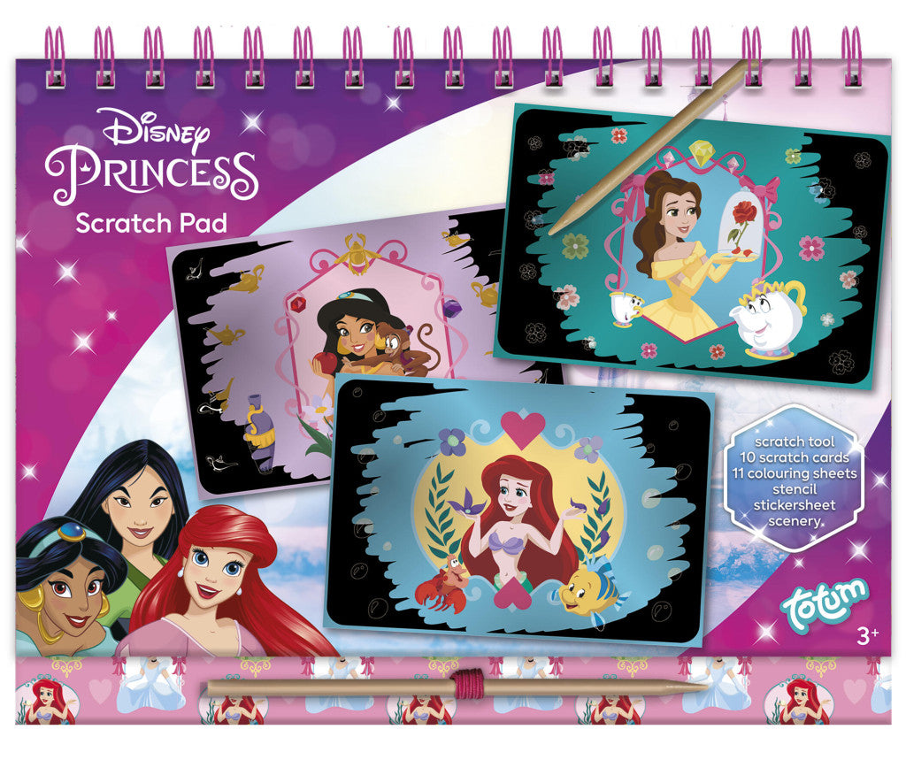 Disney Prinzessin Beauty Kratzbild-Kratzer-Set und Aktivitätsset