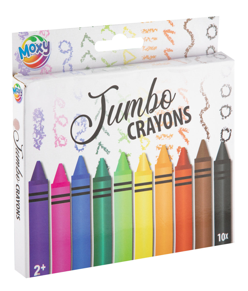 Farbe Moxy Jumbo Wachsmalstifte, 10 Stück