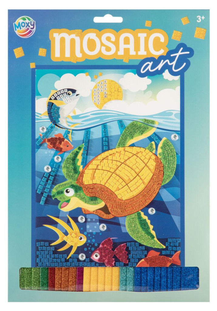 Tiere Animals Ozean Glitzer-Schaumstoff-Mosaik Kreativset