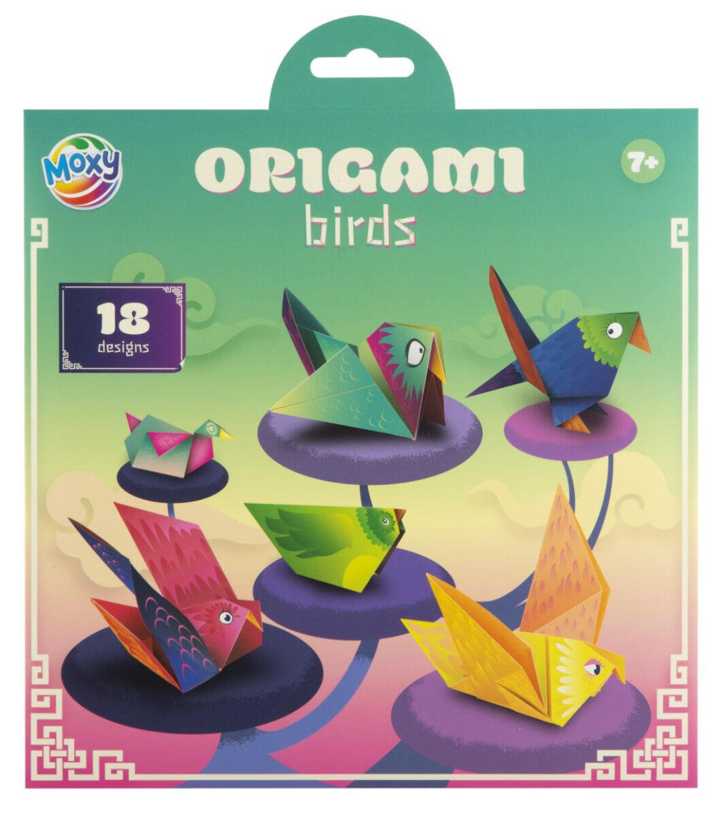 Tiere Birds Origami Papier, 18 Stück