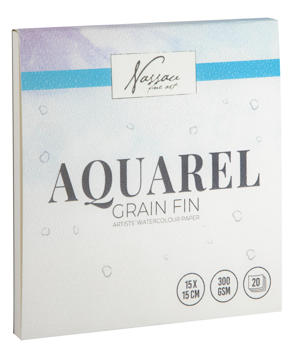 Farbe Nassau Kunstpapier 20 Blatt 15x15 cm