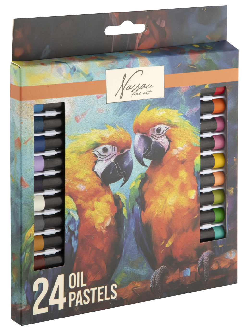 Farbe Nassau Ölpastellkreide Set 24-teilig