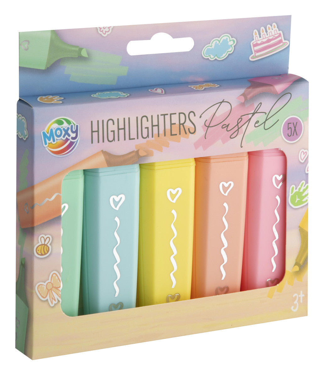 Farbe Pastel Markerset Set, 5 Stück
