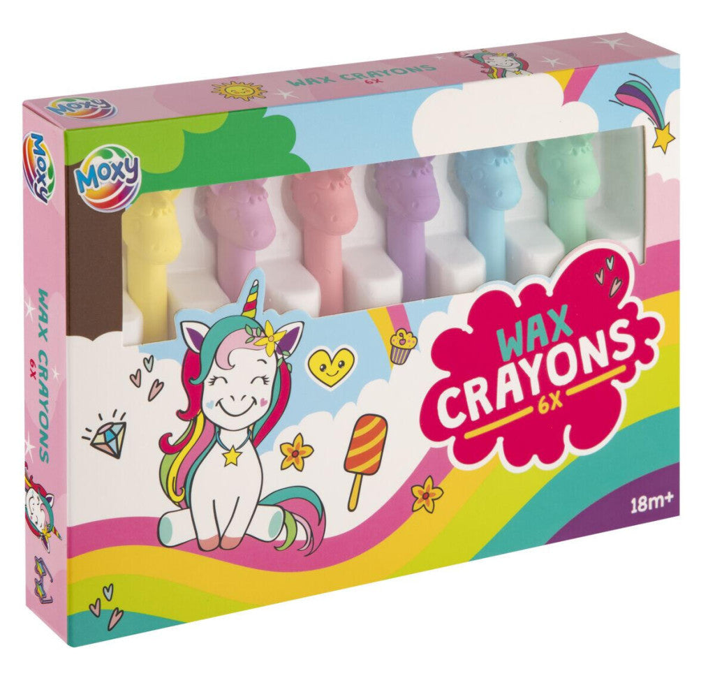 Einhorn Happy Formwachs 6 Stück