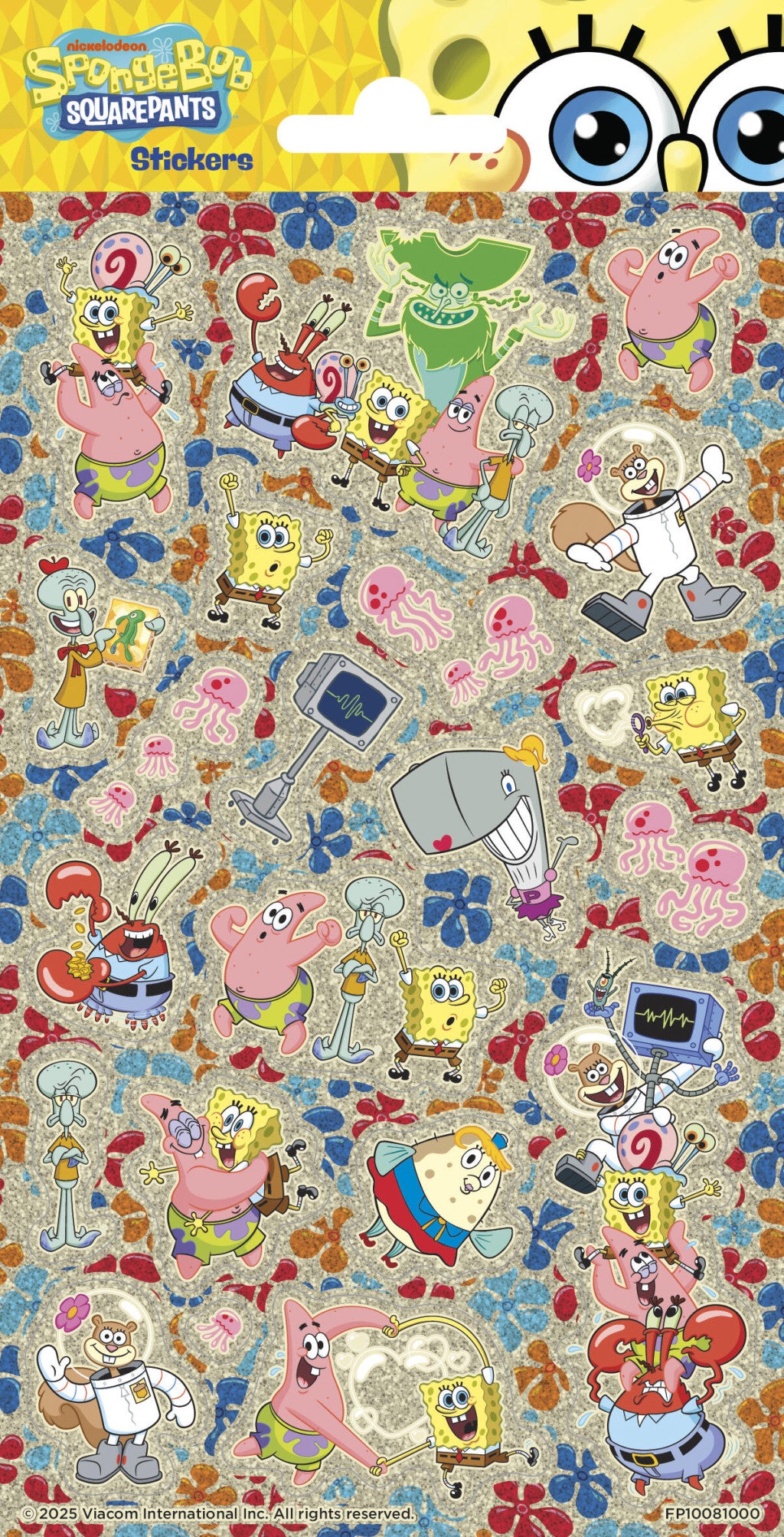 SpongeBob Schwammkopf Octopus Aufkleber