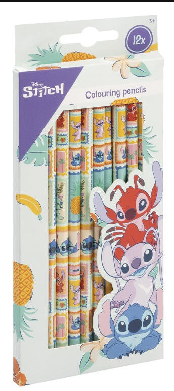 Disney Lilo und Stitch Aloha 12-teiliges Buntstiftset