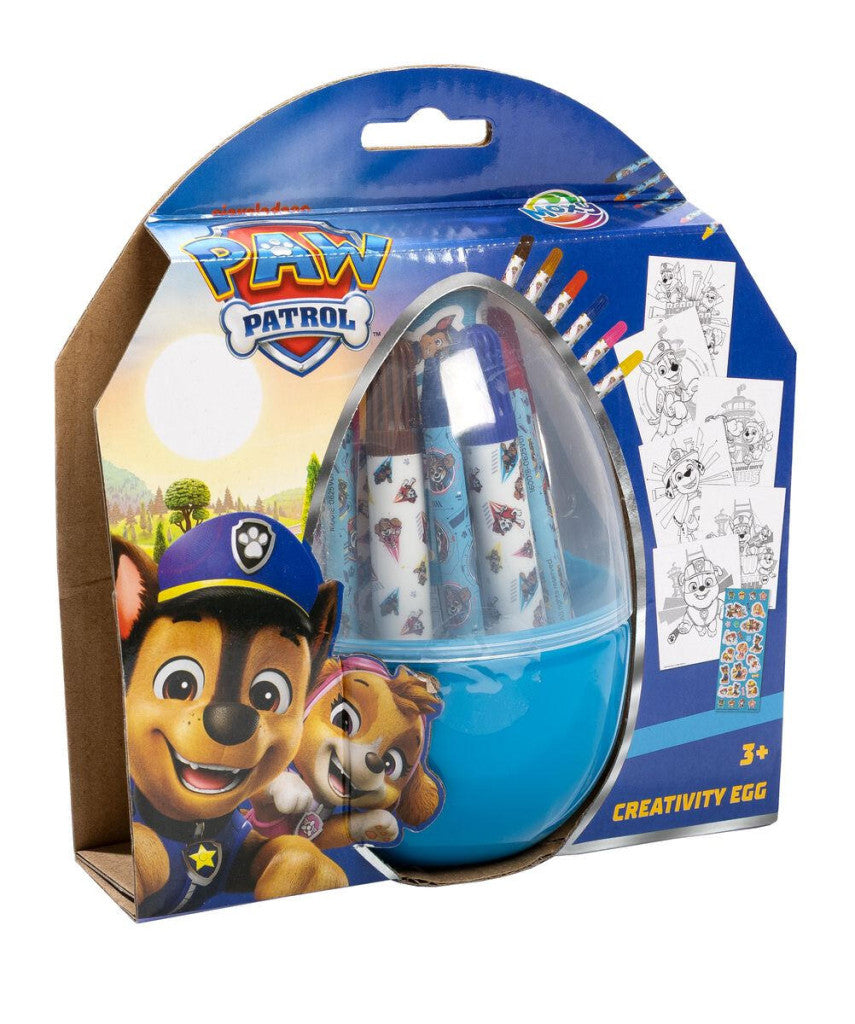 Paw Patrol Action eiförmiges Schreibwaren-Set