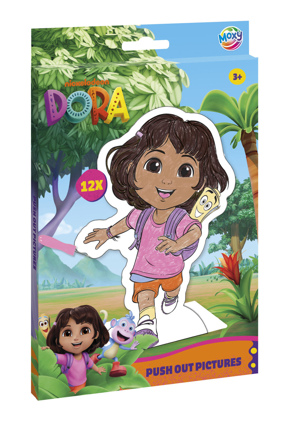 Dora the Explorer Happy Dóra die Entdeckerin Push-out Kreativ-Set