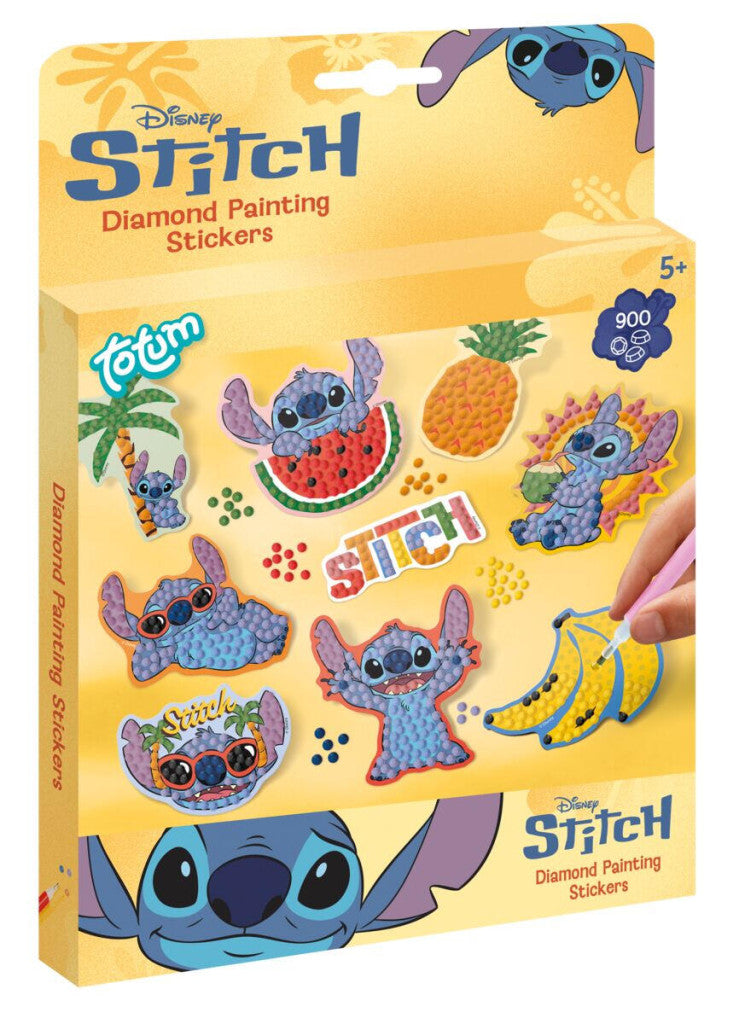 Disney Lilo und Stitch Aloha Diamantaufkleber Set mit 9 Stück
