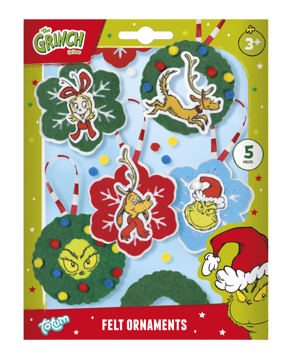 Der Grinch Dr Seuss Weihnachtsbaumschmuck 5-teilig