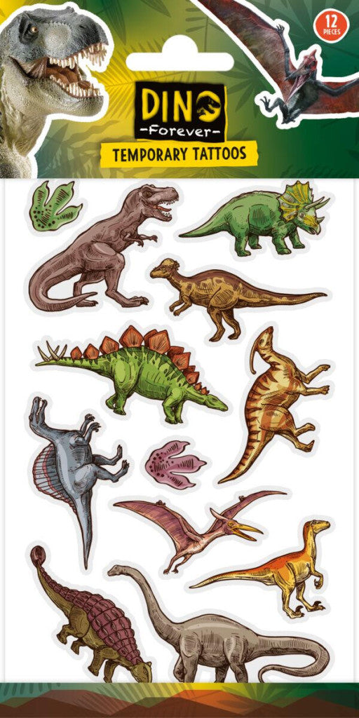 Dinosaurier Legends 12er Tattoo Set