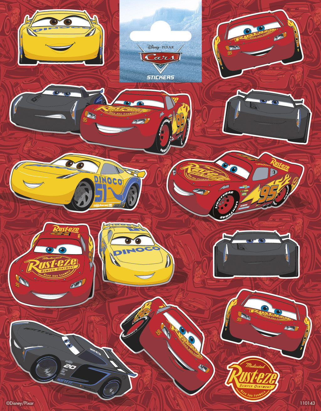 Disney Cars Red Aufkleber