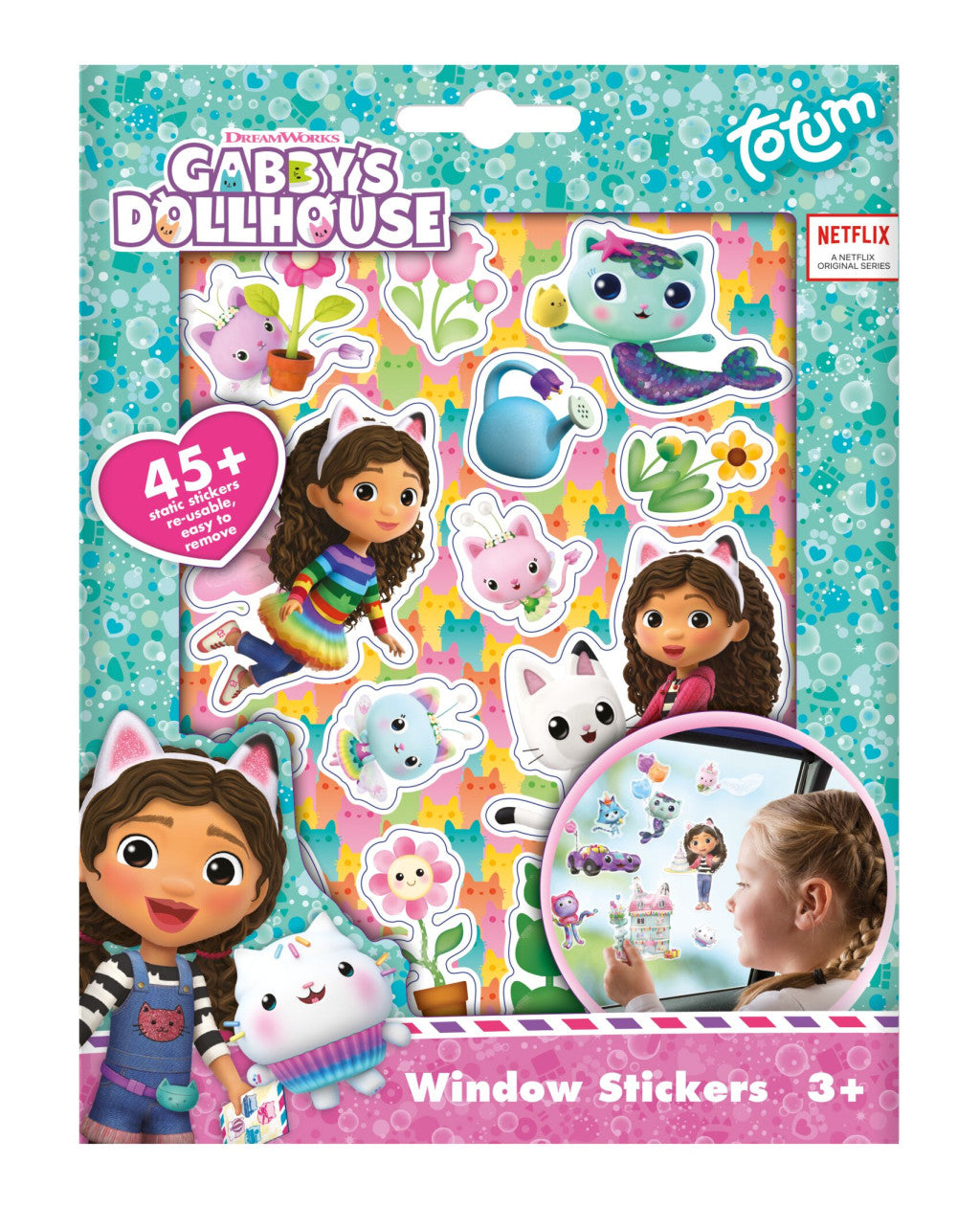 Gabby's Dollhouse Sprinkle Party Fensteraufkleber-Set