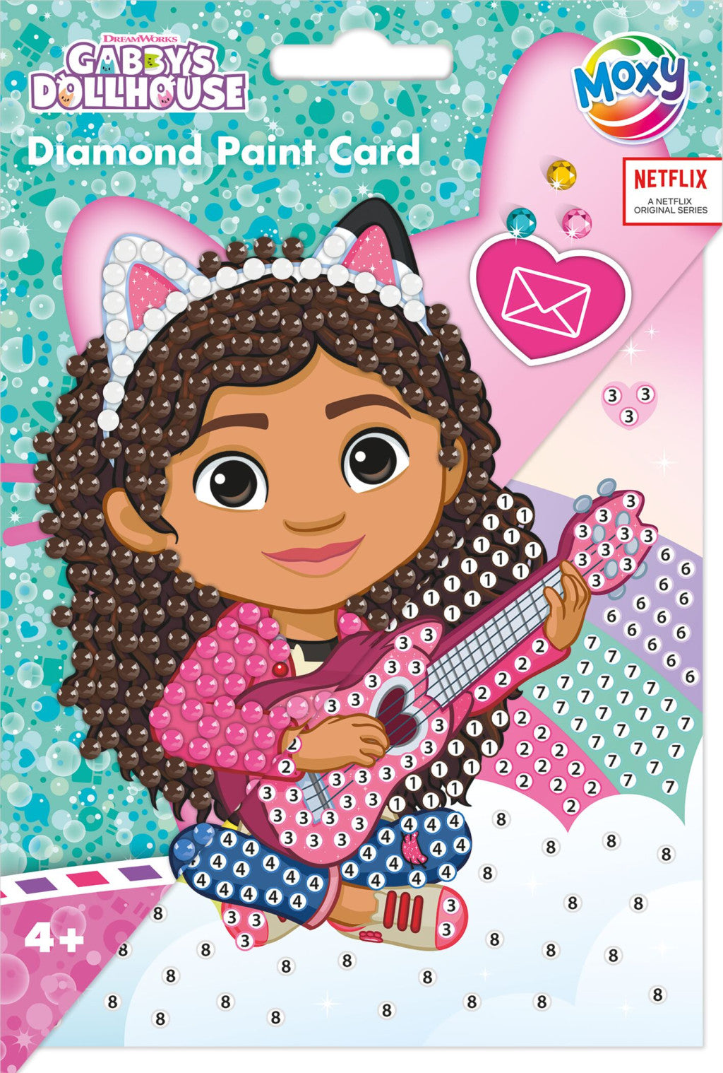 Gabby's Dollhouse Music Diamantmalerei-Karte